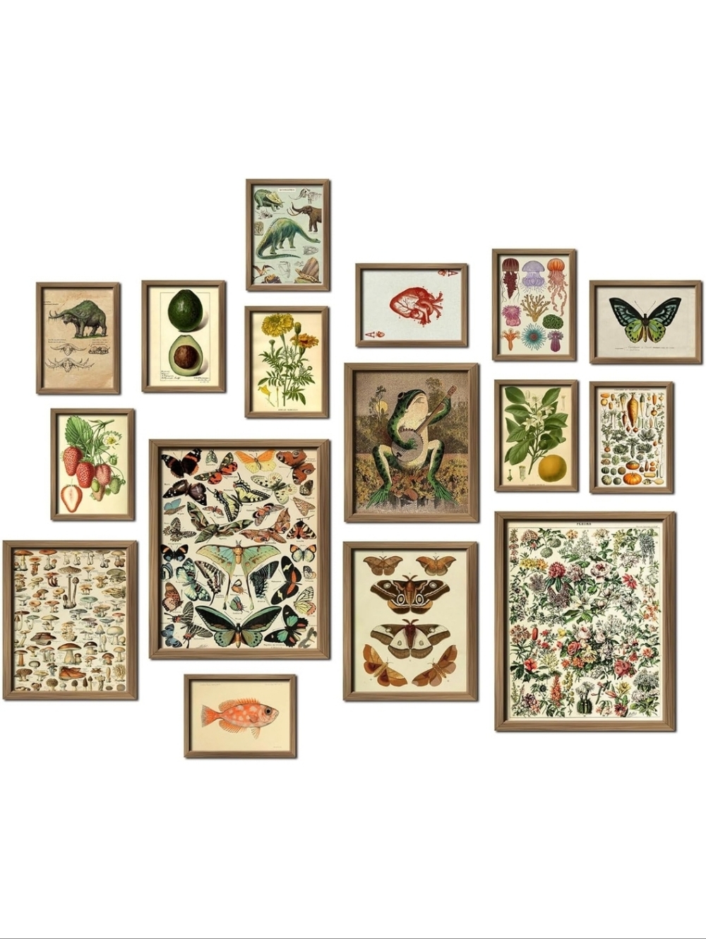 Vintage Style Framed Art